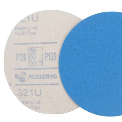 China blue sanding disc 5 inches125 millimeter high quality fast grindingblue disc 3 inch 75 millimeter 6 inch 152 millimeter for sale