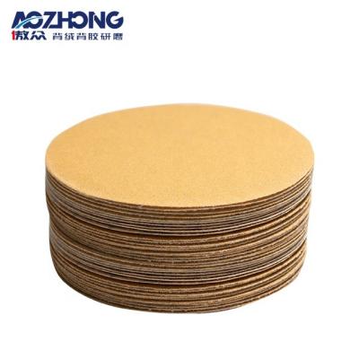 China High Performance Disc Aluminum Oxide Dustproof Polishing Yellow Sanding Abrasive For Wood Furniture for sale