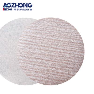 China Factory Sandpaper Grinding Production Line Silicone Carbide Hook And Loop Sanding Disc For Auto Parts Polishing for sale