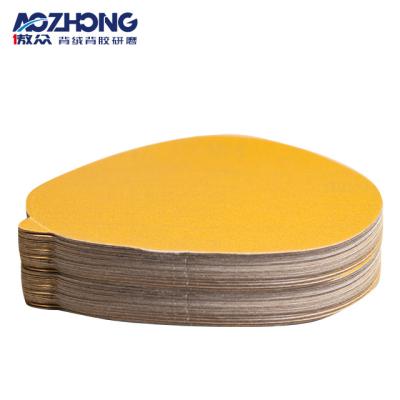 China Custom Logo 5 Inch Grinding 6 Holes Self Adhesive 6 Inch 9 Hole Car Disc Sanding Sanding Paper for sale