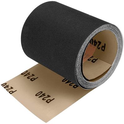 China High Quality Black High Efficiency Sandpaper Roll Manufacturers Sanding Aluminum Oxide Emery Abrasive for sale