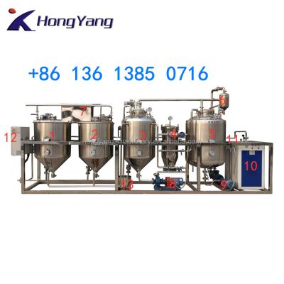 China High Efficiency Oil Refinery Equipment / Vegetable Oil Benchtop Mini Refiners for sale