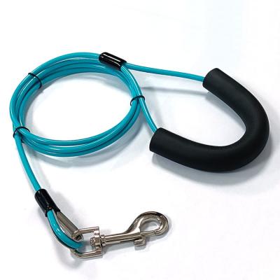 China Adjustable Length Safety Steel Wire Leash For Dog Pet Puppy Dog Safety Harness Flexible Comfort Retractable Dog Leash en venta