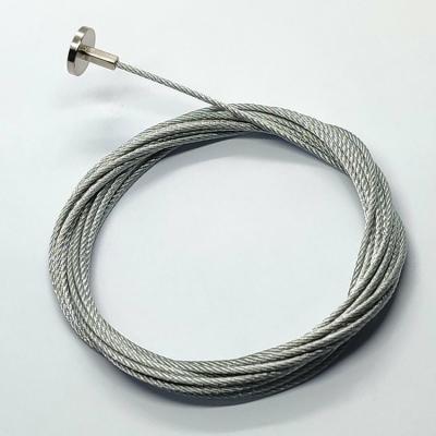 Chine Bride flexible 7X7 Lanyard Stainless Steel Wire Rope de câble de terminal de forme de T à vendre