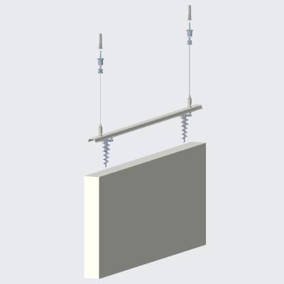 Chine Ensemble de suspension à vis d'angle, panneaux insonorisés muraux absorbant le son et panneaux insonorisés pour studios à vendre