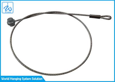 Κίνα Stainless Steel Wire Rope Assembly Adjustable Safety Cable With Hook Wire Rope Lanyards προς πώληση