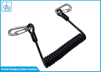 Cina Clip Lanyard With Carabin di sicurezza dello strumento della molla elicoidale in vendita