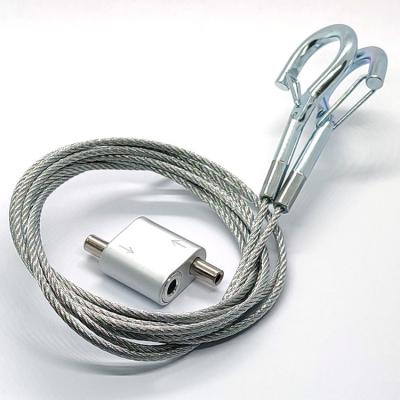 Cina Montaggi d'attaccatura di Kit Steel Wire Cable Gripper della sospensione intermedia delle pinze di presa del regolatore del cavo di ciclaggio in vendita