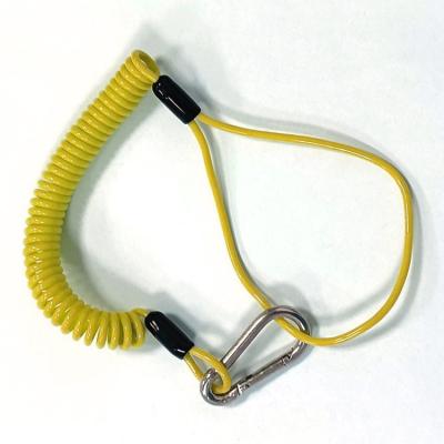 Cina Il rivestimento di plastica della primavera su ordinazione ha arrotolato la sicurezza Lanyard For Fall Protection del cavo in vendita