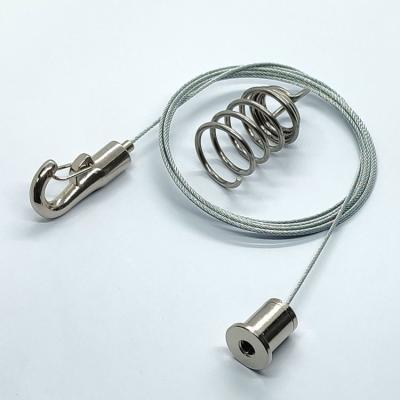 China Stahlteil-akustische Platten-Beleuchtungs-Hardware-Installationen mit Haken-Kabel-Greifer zu verkaufen