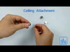 adjustable led lights ceiling light attachment for hanging cable lights