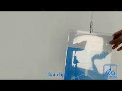 personalized ceiling light shade attachment / snapclip suspended ceiling