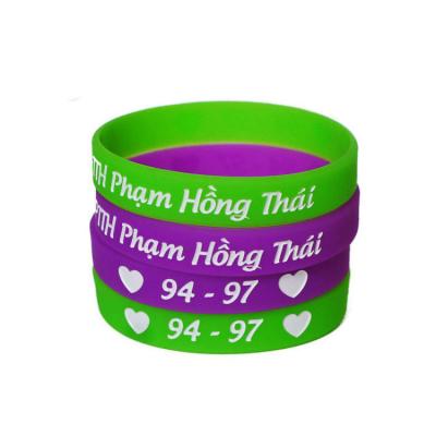 China Customized Religious Personalized Event Wrist Bands PVC Silicone Wristband Rubber Bracelet With Logo Custom for sale