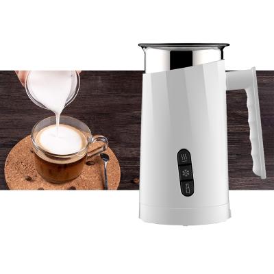 China Minimalist Electric Automatic Milk Frother Hot and Cold Stainless Steel Frother Maker and Warmer for Latte Cappuccinos Cream for sale