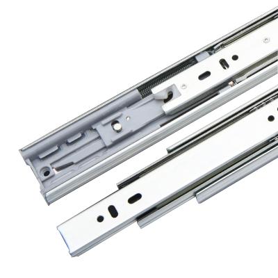 China EUROPEAN Hardware Wholesale Cabinet Furniture Ball Bearing Runners 3 Fold Telescopic Drawer Slide for sale