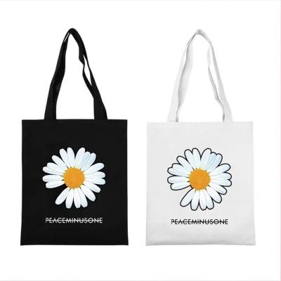 China Wholesale Customized Recyclable White Blank Blank Logo Cotton Canvas Tote Bag Printing Cheap Reusable Shopping Plain for sale