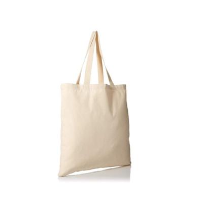 China Recyclable Natural Recycled Shopping Bags Custom Printed Eco - Friendly Cotton Canvas Tote Bag With Logo for sale