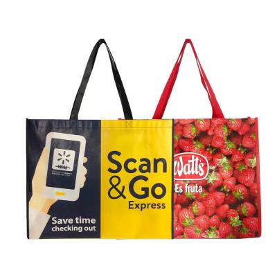 China Eco - Friendly Promotional Waterproof Shopping Tote Bag Foldable Laminated Pp Non Woven Bag for sale