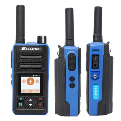 China 4G LTE function POC sim card Ecome ET-A43 radios mobile phone recording handheld walkie talkie for pubilc security for sale