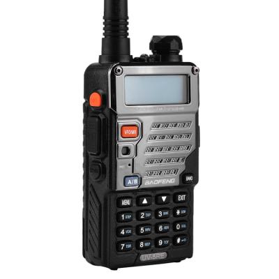 China Baofeng tourism cheap UV-5RE rechargeable 3 kilometer fm transceiver dual band walkie talkie for sale