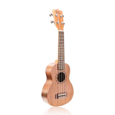 China Hricane 21inch Mahogany Mahogany Ukulele Soprano Graffiti Ukulele Ukulele With Gig Bag OEM Services for sale