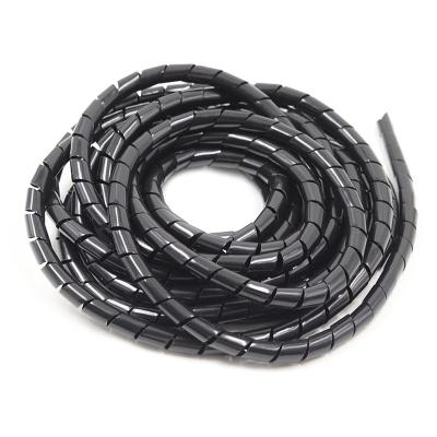 China Abrasion Resistant 8mm (Wrapping Range: 6mm-60mm Cable Wrap Spiral Spiral Wire) Wrap Rope For Computer Electrical Wire Organizer for sale