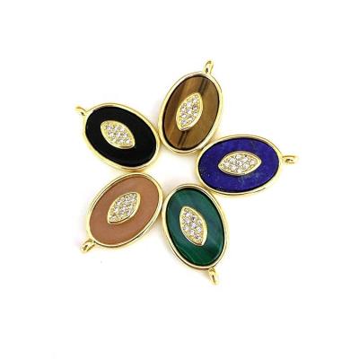 China 2020 New Design FASHIONABLE Oval Gemstone Jewelry Set Malachite Pendant, Black Agate Pendant Necklace for sale