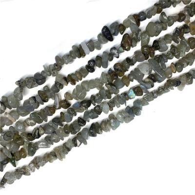 China Wholesale Irregular Na Flash Chips Beads 5-8mm Gemstone Beads For DIY Making Bracelet for sale