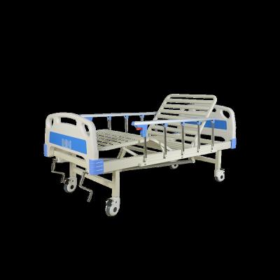 China Hospital Nursing Home YH-S18 Two cranks hospital bed adjustable patient care use manual medical nursing hospital bed for sale