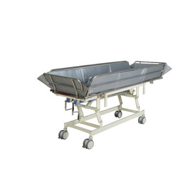 China Rehabilitation Center YH-XZ01 Cheap Electric Hospital Shower Bath Bed For Disabled Patient for sale