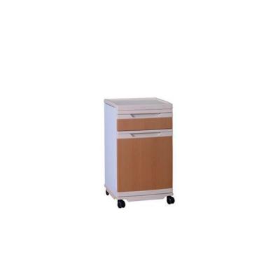 China Convenient YH-C010 China Manufacturer Cheap Bedside Lockers Abs Plastic Storage Medical Cabinets Over Bed Table For Hospital for sale