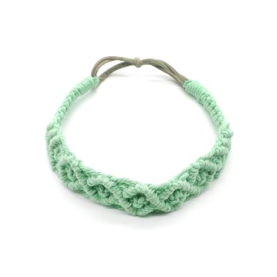 China Casual Sports Braided Boho Headband Korean Rope Fashion Handmade Cotton Hair Accessories Headbands For Women for sale