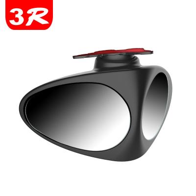 China Increase Viewing Angles 2 In 1 Car Blind Spot Mirror 360 Rotation Adjustable Hd Glass Wide Angle Convex Rear View Blind Spot Mirror for sale