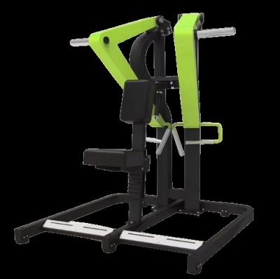 China Steel Commercial Gym Fitness Equipment Back Exercise Lat Pulldown Machine Plate Loaded Seated Low Pull back Rowing Trainer for sale