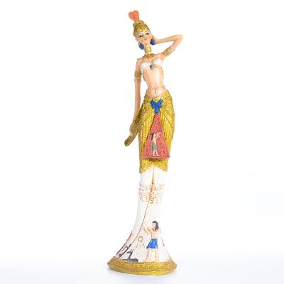 China Europe Abigail Factory Egypt exotic sculpture decoration wholesale home resin open table ornaments for sale