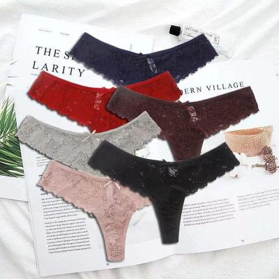 China New Style Breathable Sexy Lady Panty Quicky Dry Briefs Cotton Lace Women Underwear for sale