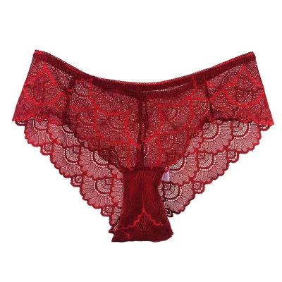 China Lady Breathable Sexy Viable Panty Quicky Dry New Style Breathable Briefs Cotton Lace Women Underwear Panties For Women Adults Knitted for sale