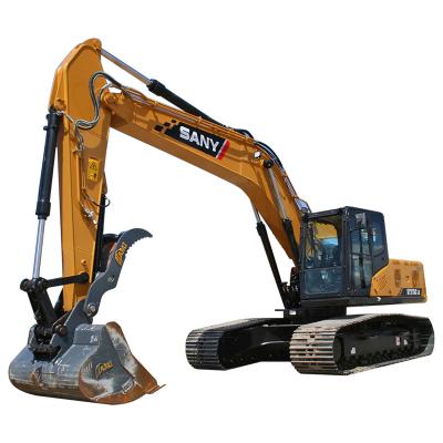 China Machinery Repair Shops Second Hand Shandong Hydraulic Excavator China SANY 215C With Long Reach Boom for sale