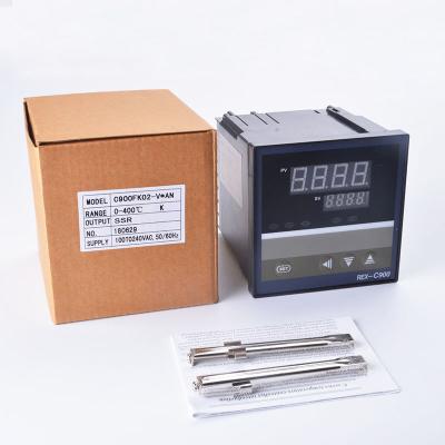 China Industrial Thermocouple PT100, K Input 220V Universal Oven Temperature Controller REX-C900 C900 Relay Output SSR Output 96*96mm Thermostat for sale