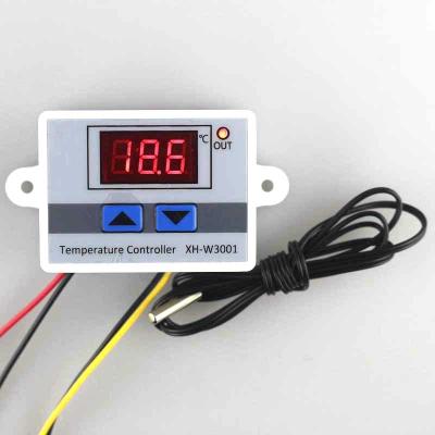 China XH-W3001 LED Digital Thermostat Regulator Switch Temperature Controller Control AC220V 10A Module For Sensor Probe 60*45*31mm for sale