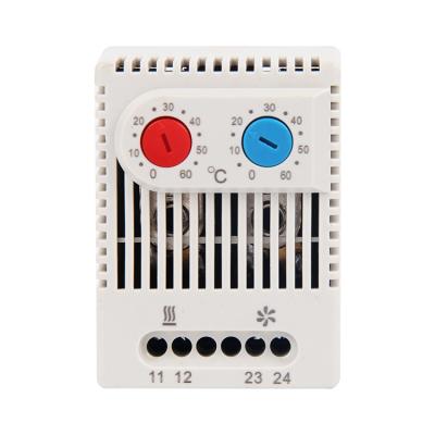 China Thermoregulator ZR011 Widely Mechanical Dual Thermostat Temperature Controller, Heating Cooling Dual Adjustable Thermostat for sale