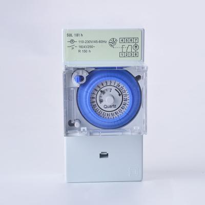 China SUL181H Mechanical Timer SUL181H Timer 24 Hour Time Switch Electric Timer Switch Rail Din Relay, Time Delay Relay for sale