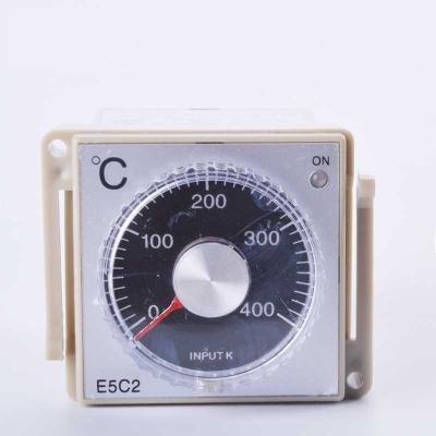 China E5C2 AC220V PID Digital Temperature Controller Knob Set Control With Relay Output K Type Input With E5C2 Socket for sale