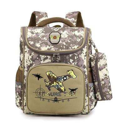 China Factory direct 2020 waterproof primary school bag camouflage school backpack new for boys for sale