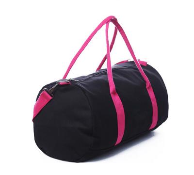 China Sports / Travel Customized Sports Gym Bag Cylindrical Cylinder Travel Duffle Bag Storage Bag for sale