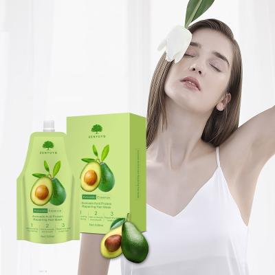 China Professional 100% Natural 100% Natural Hair Care Moisturizing Repair Collagen Keratin Avocado Oil Natural Hair Mask for sale