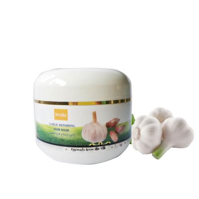 China 100% OEM Manufacturer Natural Pure Garlic Extract Hair Treatment Hair Mask Repairing Smooth Damaged Dry Hair for sale