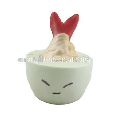 China Toy Soft Cartoon Slow Rising Squishy Sushi Shrump Item for sale