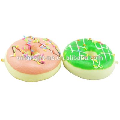 China Toy Custom Colorful Squishy Slow Anti Stress Kawaii Donut Soft Rising Toys for sale