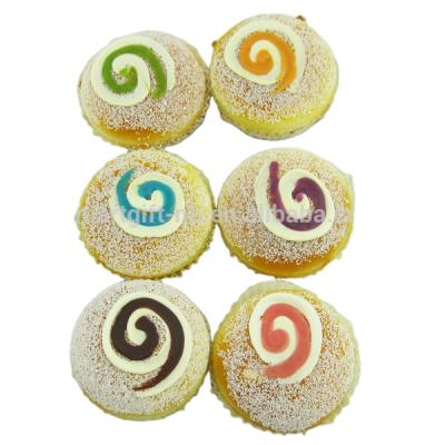 China China fake sponge cake for fridge decoration 6design mixed, lovely donuts for sale